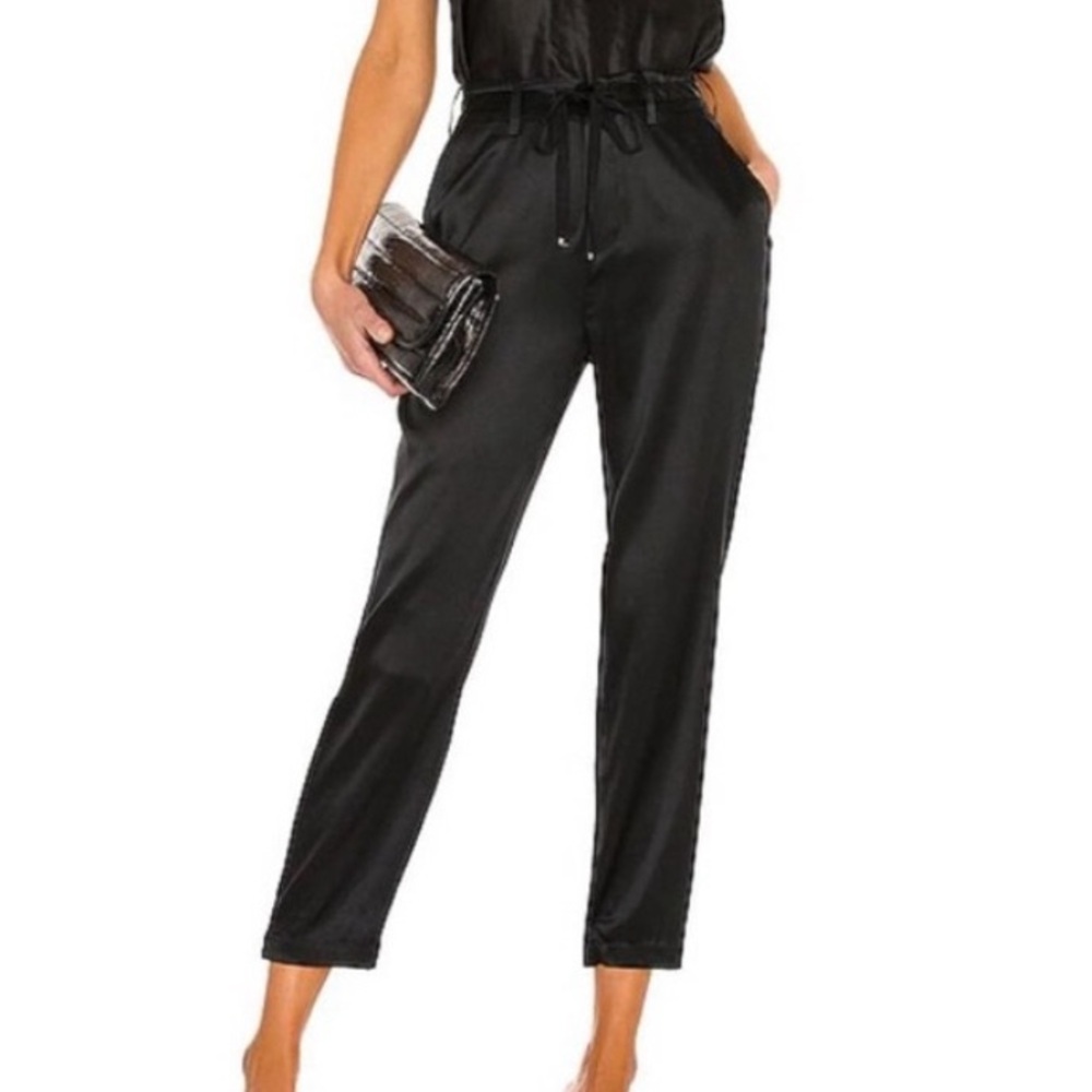 Cami NYC Alex Silk Ankle Pants, Size Small